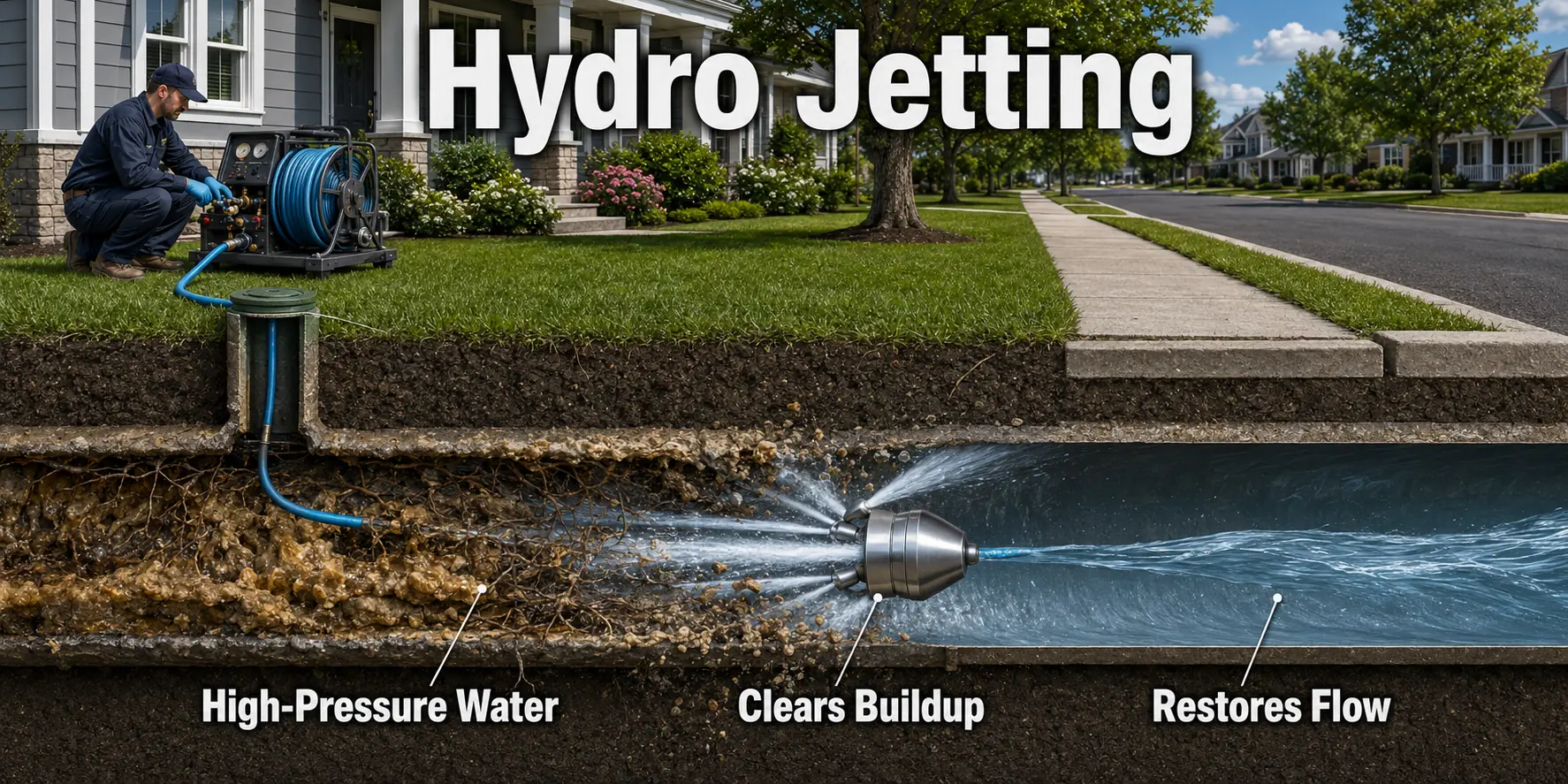 Alexandria Virginia Hydro Jetting Sewer Cleaning