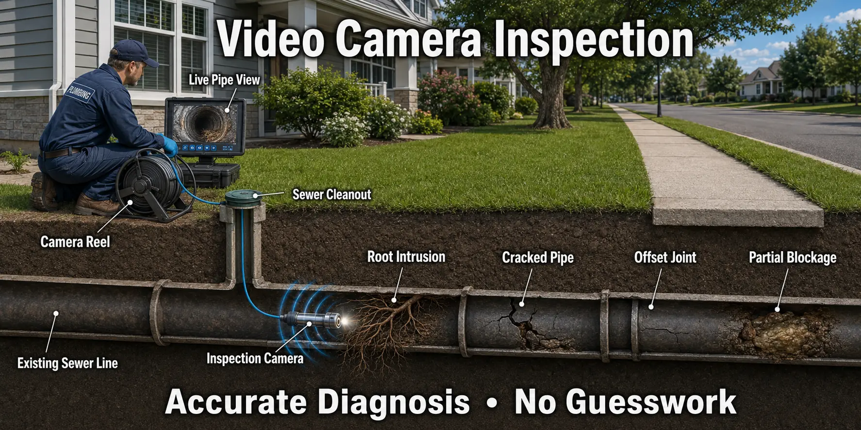 Alexandria Virginia Video Camera Pipe Inspection